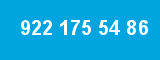 922 175 54 86 922 175 54 86